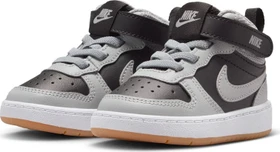 Nike Court Borough Low 2 black/white/gum medium brown/light smoke grey (Junior)