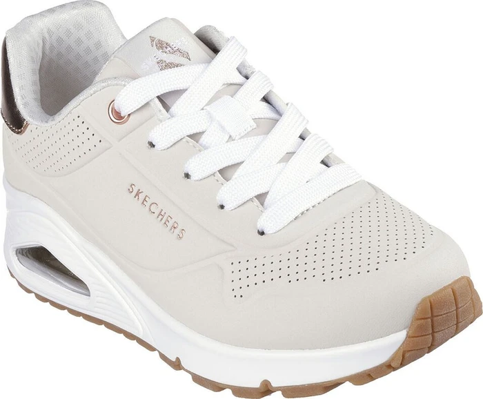 Skechers Uno Gen1 - Shimmer Away natur (Junior)
