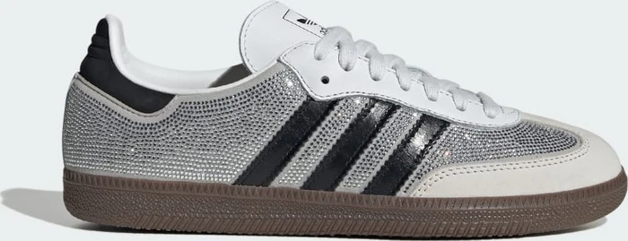 adidas Samba OG crystal white/core white/silver metallic