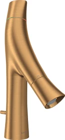 Hansgrohe Axor Starck Organic 80 Waschbeckenarmatur mit Ablauffernbedienung brushed gold optic
