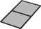 SilverStone FF145 Staubfilter 2x140mm Vorschaubild