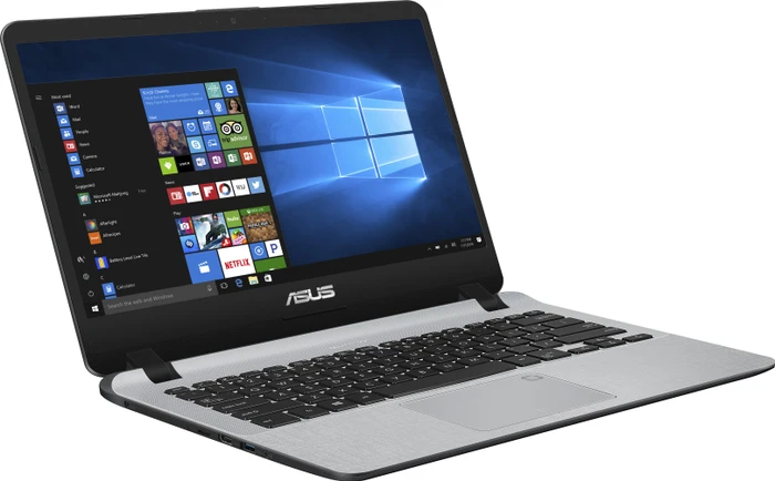ASUS VivoBook F407UA-EB560T, Star Grey, Core i5-8265U, 8GB RAM, 256GB SSD, DE