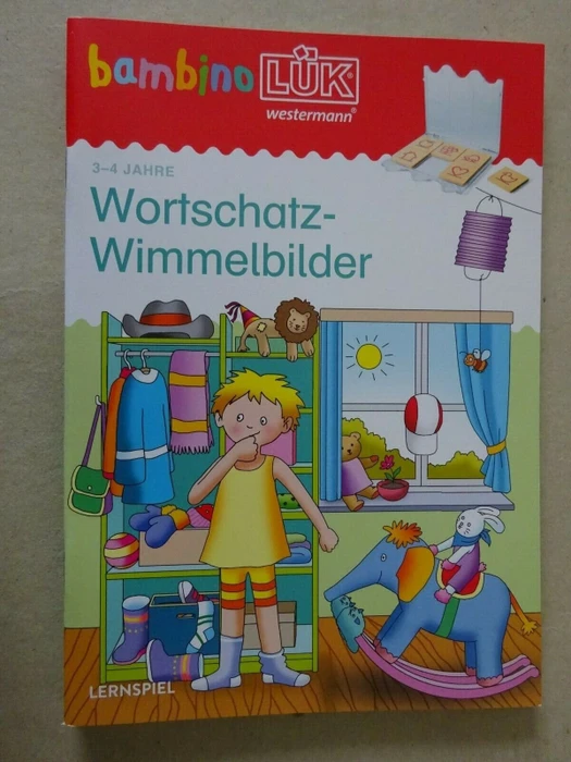 bambino LÜK Wahrnehmung und Konzentration Wortschatz-Wimmelbilder