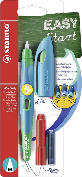 STABILO EASYbirdy blau/grün, linke Hand, mittel, Blister