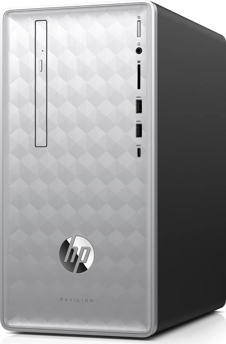HP Pavilion 590-p0022ng, Natural Silver, Ryzen 3 2200U, 12GB RAM, 128GB SSD, 1TB HDD, GeForce GT 1030