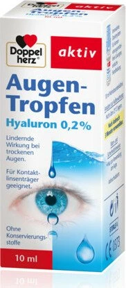 Doppelherz Augen-Tropfen Hyaluron 0.2%, 10ml