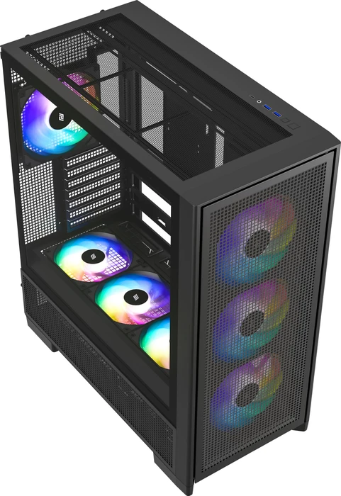 Silentware Air 2000 A-RGB Black, Glasfenster