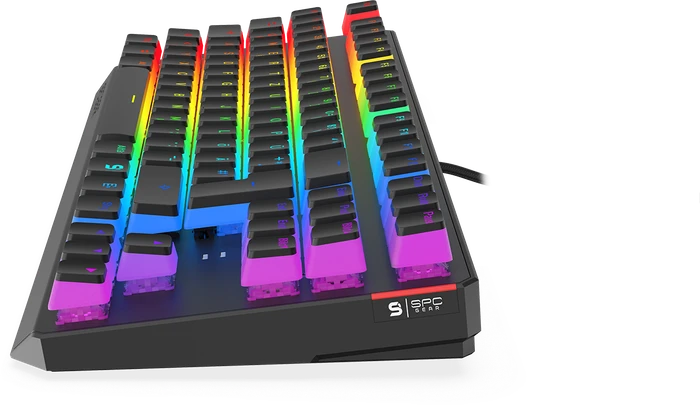 Endorfy SilentiumPC SPC Gear GK630K Pudding Tournament Edition, PBT, LEDs RGB, Kailh RED, USB, DE