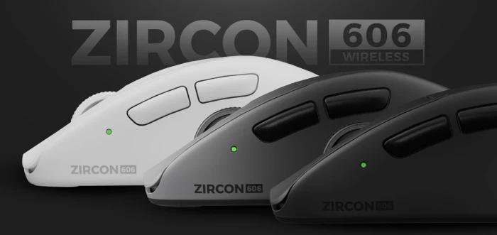 Genesis Zircon 606 8k Wireless Ultra-Lightweigt Gaming Mouse, schwarz, USB/Bluetooth
