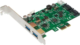 LogiLink 2x USB-A 3.0, 2x SATA 6Gb/s, PCIe x1