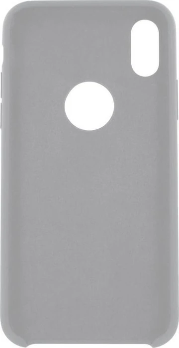 Cyoo Premium Liquid Silicon Case für Apple iPhone X weiß