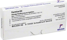 Weleda Formica D3 Injektion Ampullen, 8 Stück