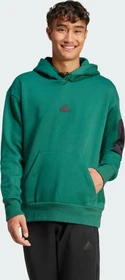adidas City Escape Fleece Hoodie collegiate green (Herren)
