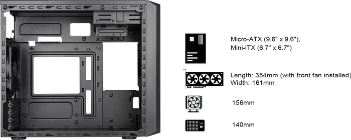 SilverStone Fara 311, schwarz