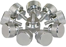 InLine Rändelschrauben für Gehäuse, silber, 10er-Pack
