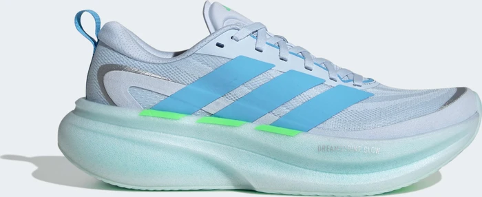 adidas Supernova Glide crystal sky/blue burst/lime burst (Damen)