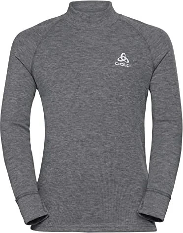Odlo Active Warm Eco Funktionsshirt langarm steel grey melange (Junior)