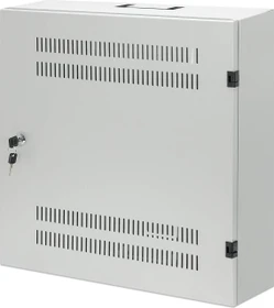Intellinet 19" Netzwerk-Wandverteiler 4HE, mit Montageschienen, 4HE horizontal, 2HE vertikal, RAL 7035, 170mm tief