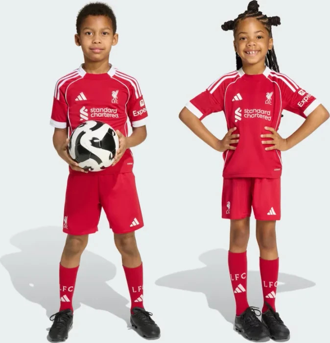 adidas Liverpool FC 2025/2026 Heimausrüstung (Junior)