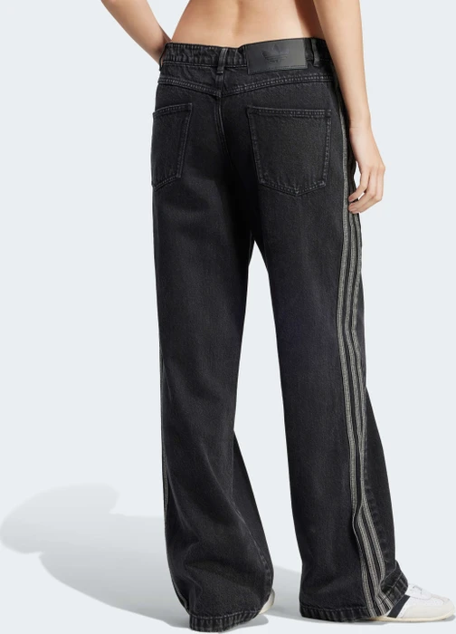 adidas Adicolor Denim 3-Streifen Jeans true black denim (Damen)