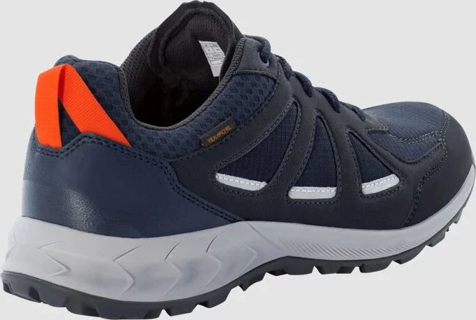 Jack Wolfskin Woodland 2 Texapore Low dark blue/red (Herren)