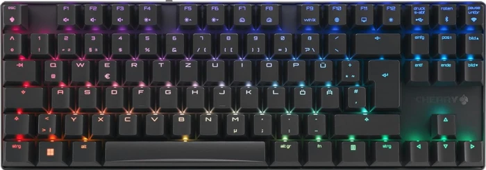 Cherry MX 8.2 TKL Wireless, schwarz, MX2A RGB BROWN, USB/Bluetooth, DE