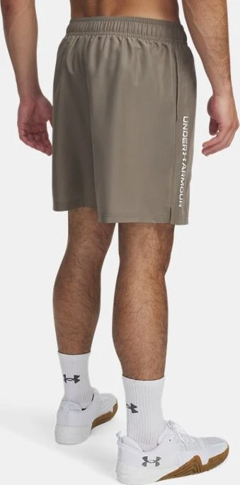 Under Armour Woven Wordmark Hose kurz taupe dusk/white (Herren)