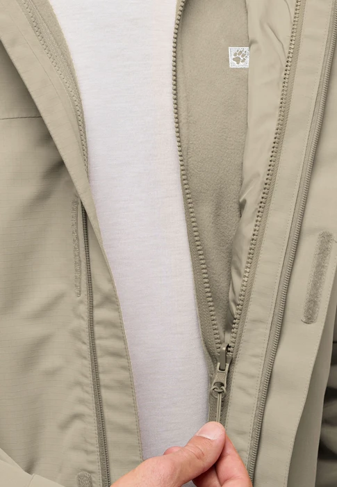 Jack Wolfskin Altenberg 3in1 Funktionsjacke linen (Herren)