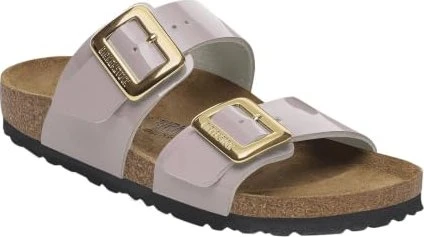 Birkenstock Sydney Cushion Buckle Birko-Flor Lack patent faded purple (Damen)