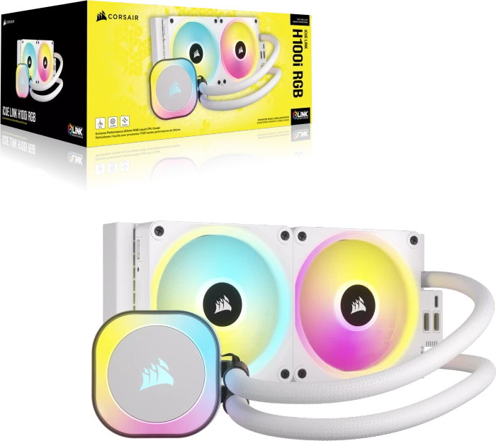 Corsair iCUE LINK H100i RGB, weiß