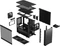 Fractal Design Define 7 Nano Black TG Light Tint, Glasfenster, Mini-ITX, schallgedämmt Vorschaubild