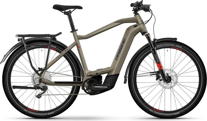 Haibike Trekking 8 High sand/red/blue