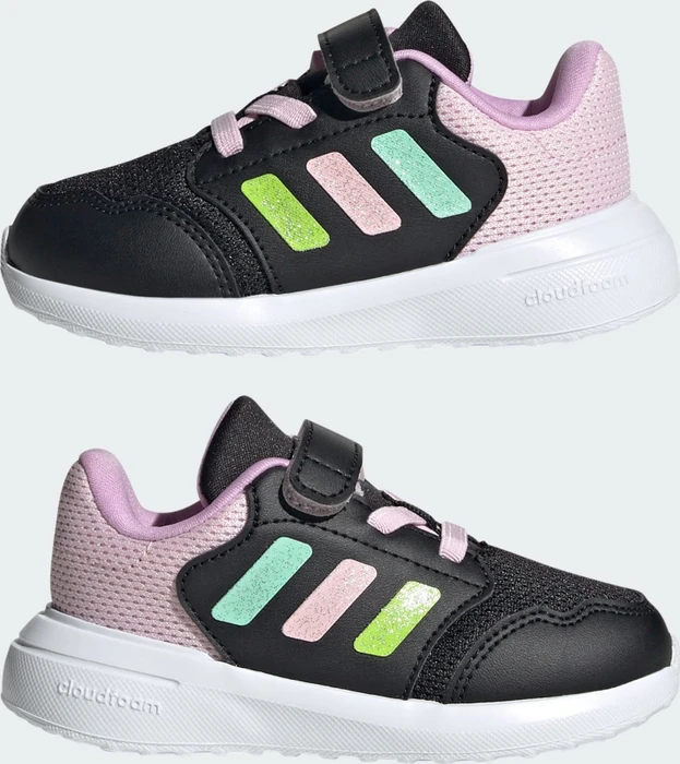 adidas Tensaur Run 3.0 core black/clear mint/clear pink (Junior)