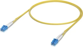 Ubiquiti UniFi LWL Duplex Kabel, OS2, 2x LC-UPC Stecker/2x LC-UPC Stecker, 1m, gelb