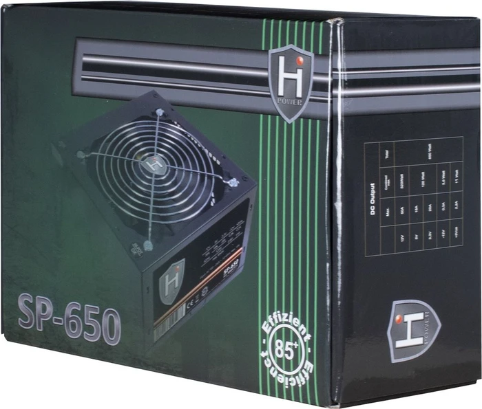 Inter-Tech HiPower SP-650 650W, ATX 2.4