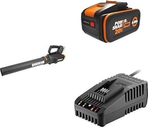 Worx 20V PowerShare Akku-Laubbläser inkl. Akku 2.0Ah
