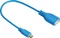 Hama Micro-USB-OTG-Adapterkabel Flexi-Slim, 0.15m, blau Vorschaubild