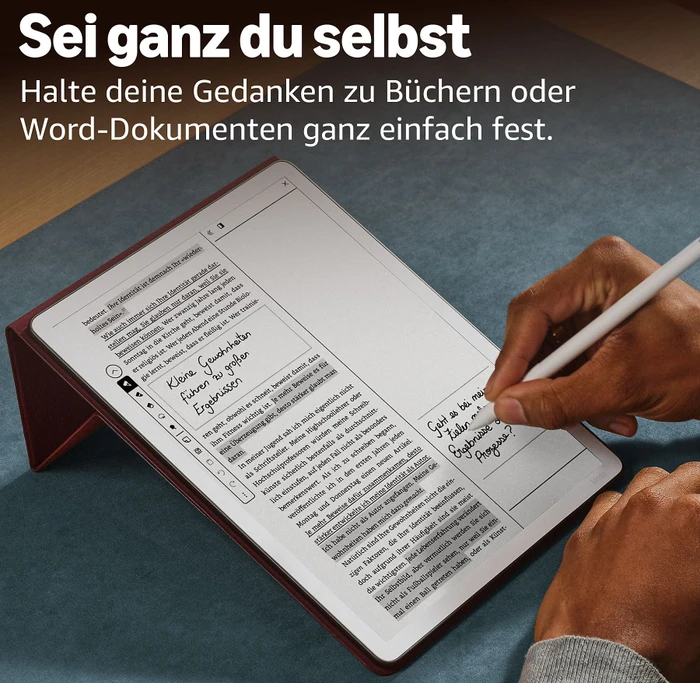 Amazon Kindle Scribe 3. Gen (2026) mit Frontlicht, Graphit, 64GB Flash, mit Premium Eingabestift