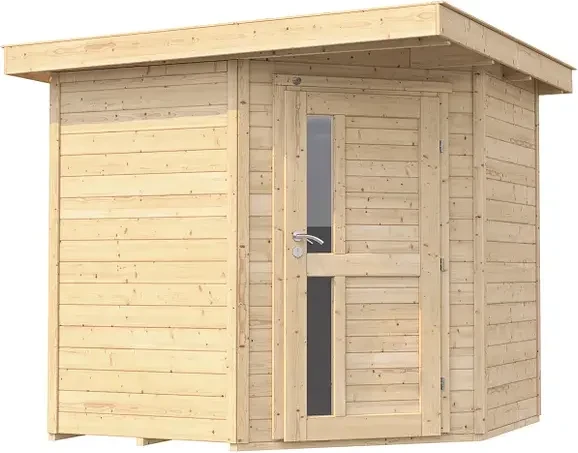 Weka 229 A 209x205cm Gartenhaus natur