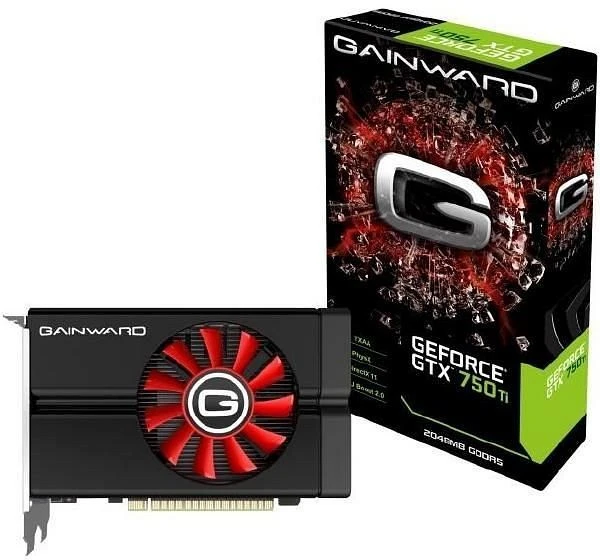 Gainward GeForce GTX 750 Ti, 2GB GDDR5, VGA, DVI, Mini HDMI