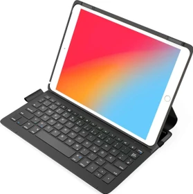 Inateck Ultraleicht Tastatur für iPad 7/iPad 8/iPad 9, iPad Air 3, iPad Pro 10.5, schwarz, DE