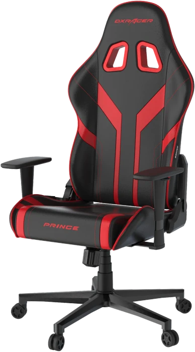 DXRacer Prince Series PM88 Gamingstuhl, schwarz/rot