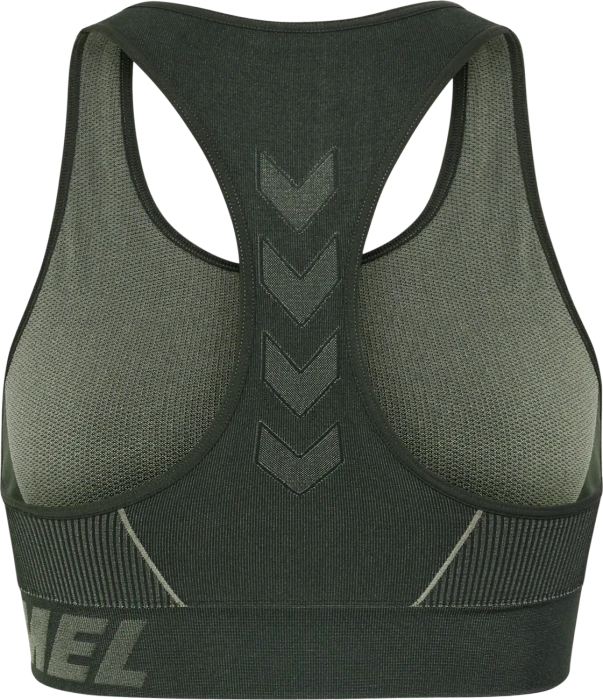 hummel Christel Sport-BH climbing ivy/seagrass melange (Damen)