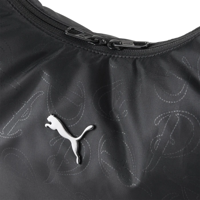 Puma Pop Sloughy Hobo Schultertasche puma black/puma script aop