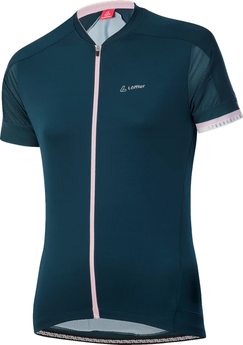 Löffler Bike Jersey FZ Pure Trikot kurzarm deep water (Damen)