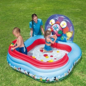 Bestway Mickey Mouse Clubhouse Planschbecken rechteckig 157x157x91cm