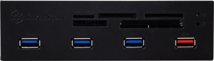SilverStone FP56 Multi-Slot-Cardreader, USB 3.0 19-Pin Stiftsockel [Buchse]