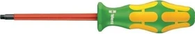 Wera Kraftform Plus Serie 100 VDE 168i Innenvierkant Schraubendreher, R1x80mm