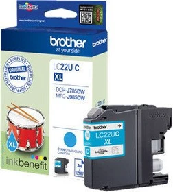 Brother Tinte LC22UC cyan