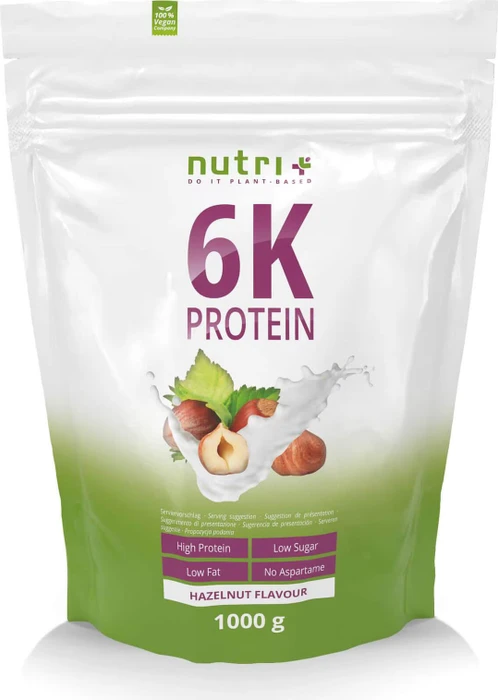 Nutri+ Veganes Protein 6K Haselnuss 1kg